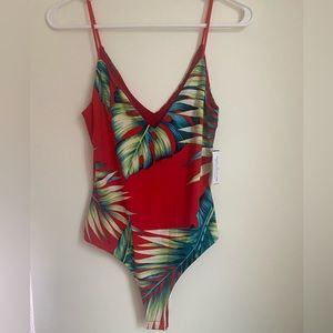 NWT! Windsor Red Tropical Bodysuit